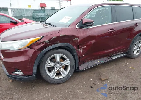 2015 Toyota Highlander Limited/Ltd Platinum из США, поврежденный, VIN 5TDDKRFH1FS119520